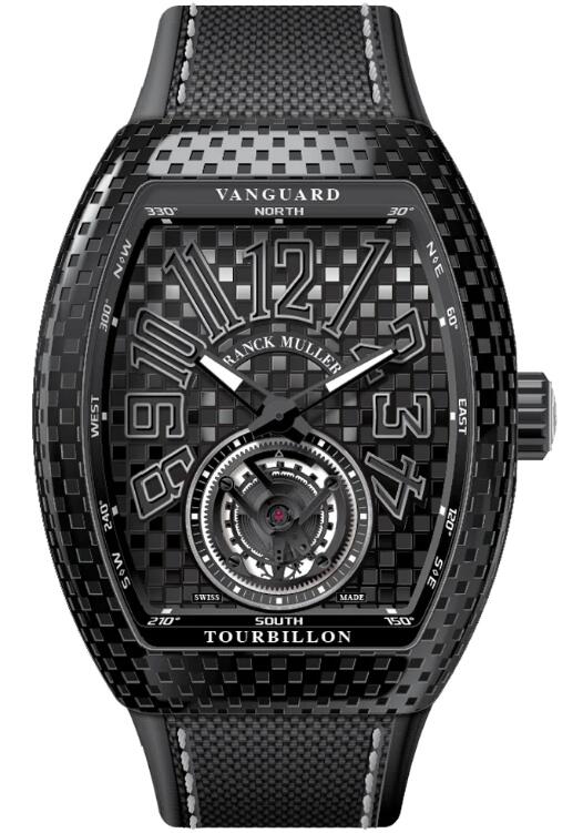 Buy Franck Muller Vanguard Pixel Black Stainless Steel Tourbillon Replica Watch for sale Cheap Price V 45 T BLK PXL (NR) (AC) (PXL NR NR ACBR) - Click Image to Close